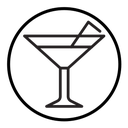 Martini glass icon