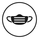 Mask face icon