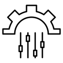 Mass Customization Gear Sliders icon