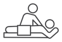 Massage Black Outline icon