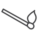 Matches Black Outline icon