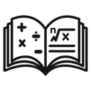Maths book icon