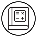 Maths book icon