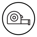 Measure tape icon
