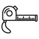 Measure tape icon
