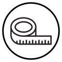 Measure tape icon