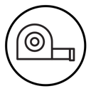 Measure tape icon