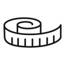 Measuring tape icon