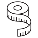Measuring tape icon