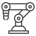 Mechanical arm icon
