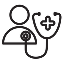 Medical check-up icon