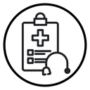 Medical check-up icon