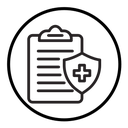 Medical insurance icon