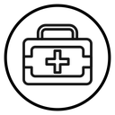 Medical kit icon