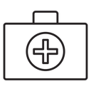 Medical kit icon