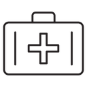 Medical kit icon
