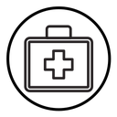 Medical kit icon