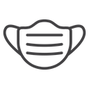 Medical mask icon
