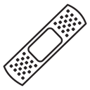 Medical patch icon