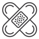 Medical patch icon