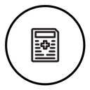 Medical record icon