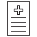 Medical report icon