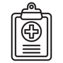 Medical report icon