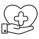Medical support icon