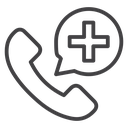 Medical support icon