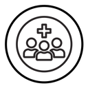 Medical team icon