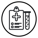 Medical test icon