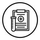 Medical test icon