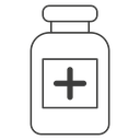 Medicine bottle icon