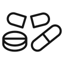 Medicine pills icon