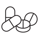 Medicine pills icon