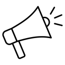 Megaphone Sound Waves icon