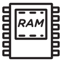 Memory, ram icon