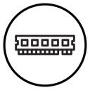 Memory, ram icon