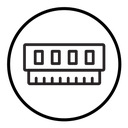 Memory, ram icon