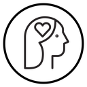 Mental health Black Outline icon