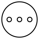 Menu dots icon