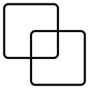 Merge Overlapping Squares icon
