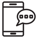 Message phone icon