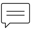 Message Text Bubble icon