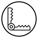 Metal trap icon