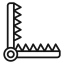 Metal trap icon