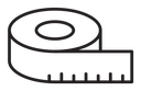 Meter tape icon