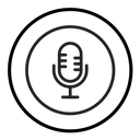 Mic button icon