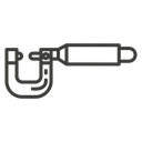 Micrometer icon