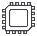 Microprocessor Chip Pins icon